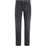 Jeans stretch grises de algodón ancho W31 largo L36 desgastado Ermenegildo Zegna para hombre 
