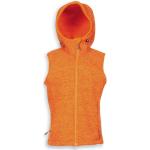 Chaleco naranja de lana con capucha de invierno Tatonka asimétrico talla 3XL para mujer 