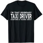Taxi Driver Título de trabajo Empleado Trabajador divertido Taxi Driver Camiseta