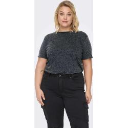 Tee shirt manches courtes col rond léopard Femme ONLY CARMAKOMA