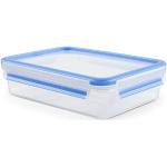 Tefal k30214 Rectangular Caja 1.2L Azul, Transparente 1pieza(s) recipiente de almacenar comida - Recipiente para alimentos, 100% libre de BPA, 100% hermético