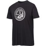 Camisetas deportivas orgánicas negras de algodón rebajadas manga corta Ternua talla S de materiales sostenibles para hombre 
