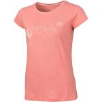 Camisetas deportivas orgánicas rosas rebajadas manga corta floreadas Ternua con motivo de flores talla L de materiales sostenibles para mujer 