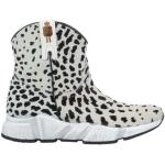 Botines blancos de goma de leopardo leopardo TEXAS ROBOT talla 36 para mujer 