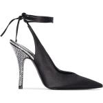 Zapatos negros de cuero de tacón con tacón de aguja The Attico talla 37,5 para mujer 