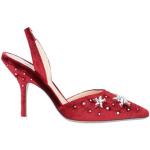 Zapatos rojos de terciopelo de tacón rebajados The Attico talla 39 para mujer 