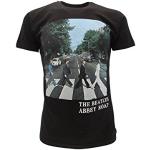 Camisetas negras The Beatles tallas grandes talla L para hombre 