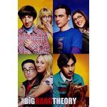 The Big Bang Theory Bloques Maxi póster, Madera, Multicolor