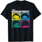 Camisetas negras de encaje con encaje  The Big Bang Theory de encaje talla S para hombre 