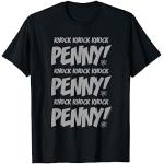 Camisetas negras de encaje con encaje  The Big Bang Theory Penny Hofstadter de encaje talla S para hombre 