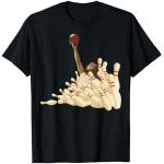 The Big Lebowski Bowling Pins Portrait Camiseta