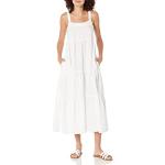 Vestidos largos blancos de tencel Tencel informales talla S de materiales sostenibles para mujer 