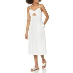 Vestidos blancos de lino de lino tallas grandes informales talla 4XL para mujer 