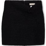 Faldas negras de algodón rebajadas trenzadas con trenzado talla XS para mujer 