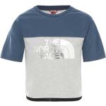 Camisetas deportivas grises de algodón con logo The North Face talla XL para mujer 