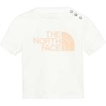 Camisetas deportivas blancas de algodón de verano The North Face para mujer 