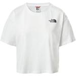 Camisetas blancas de algodón  de verano The North Face talla XL para mujer 