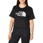 Camisetas negras de manga corta manga corta con cuello redondo The North Face talla XL para mujer 