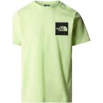 Camisetas deportivas verdes manga corta con cuello redondo con logo The North Face talla XS para hombre 
