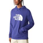 Sudaderas azules de algodón con capucha manga larga con logo The North Face talla XL para hombre 