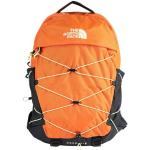 Mochilas naranja de tela de trekking rebajadas con bolsillos exteriores con logo The North Face Borealis para mujer 