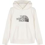 Sudaderas blancas de algodón con capucha infantiles con logo The North Face 