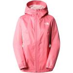 Chaquetas impermeables deportivas rosas impermeables, transpirables The North Face talla S para mujer 