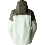 Chaquetas impermeables deportivas verdes impermeables, transpirables The North Face talla S para mujer 