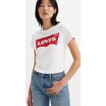 Camisetas blancas de algodón de manga corta tallas grandes con cuello redondo LEVI´S The Perfect talla S para mujer 