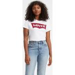 Camisetas blancas de algodón de manga corta tallas grandes con cuello redondo LEVI´S The Perfect talla L para mujer 