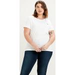Camisetas blancas de algodón de manga corta con cuello redondo LEVI´S The Perfect para mujer 