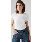 Camisetas blancas de algodón de manga corta informales LEVI´S The Perfect talla S para mujer 