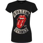 Camisetas negras Rolling Stones vintage talla XL para mujer 