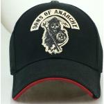 Gorras negras de algodón de béisbol  Sons Of Anarchy para hombre 