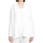 Chaquetas Kimono blancas de lino rebajadas talla XS para mujer 