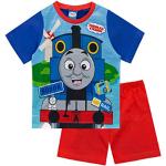 Thomas & Friends Pijamas Manga Corta para Niños Thomas The Tank Engine Rojo 18-24 Meses