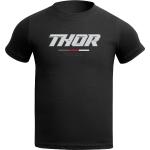 Camisetas infantiles negras con logo Thor 4 años para niño 