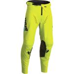 Pantalones amarillos fluorescentes de poliester de motociclismo Thor talla S 