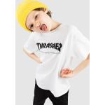 Camisetas blancas de algodón de algodón infantiles Thrasher para niño 