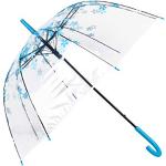 Paraguas azules de poliester de carácter romántico talla L para mujer 