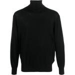 Jerséis negros de jersey de lana manga larga de punto Neil Barrett con bordado para hombre 