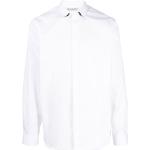Camisas estampadas blancas de poliamida rebajadas manga larga Neil Barrett para hombre 