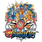Thundercats "Caracteres Lienzo Impresiones, Multicolor, 40 x 40 cm