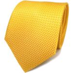 Corbatas amarillas de seda de seda TigerTie para hombre 
