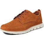 Timberland Bradstreet Plain Toe Sensorflex, Zapatos de Cordones Oxford Hombre, Marrón Rust Nubuck, 44 EU