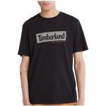 Camisetas negras rebajadas informales Timberland para hombre 