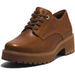 Zapatos derby marrones de goma rebajados formales Timberland talla 38,5 para mujer 