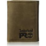 Billetera marrones de cuero con logo Timberland Pro para hombre 
