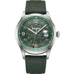 Relojes verdes de cuero de pulsera Cuarzo analógicos con correa de piel Timberland 5 Bar para hombre 