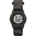 Timex Boys Time Machines Digital Black/Green Camouflage Fast Wrap Strap Watch TW7C77500